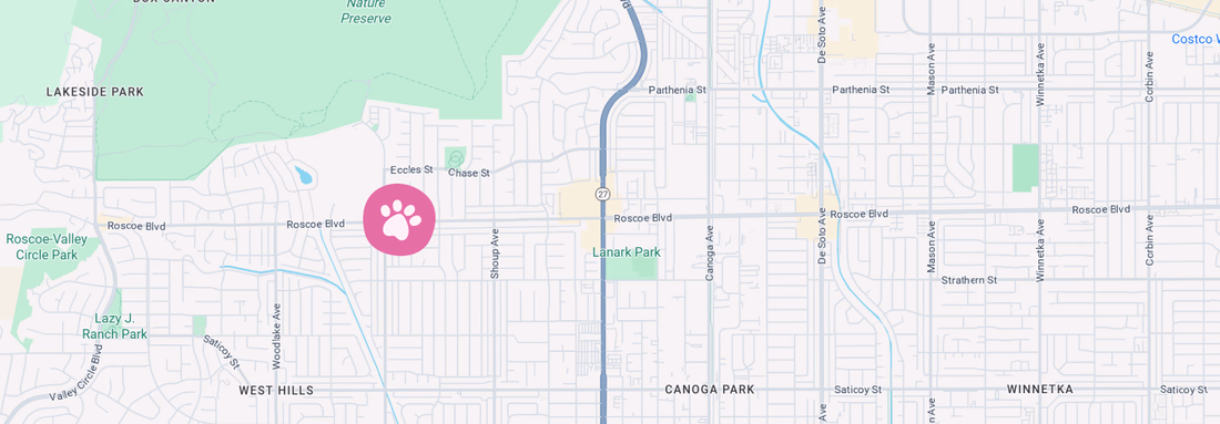 Tali Tails Dog Grooming and Daycare Location at 8244 Fallbrook Ave, West Hills, CA 91304