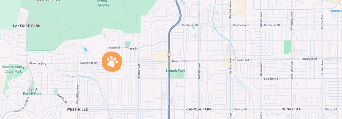 Tali Tails Dog Grooming and Daycare Location at 8244 Fallbrook Ave, West Hills, CA 91304